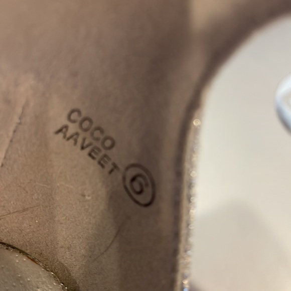 Dream Pairs Silver Glitter 4” strappy Heels size 6 Ladies - Picture 8 of 8